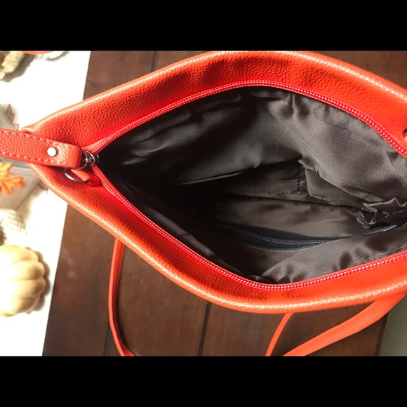 Bright Coral Orange Jimmy Choo Bag NWOT - Picture 6 of 8